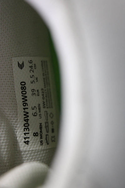 Cariuma Womens Salvas Suede Trim Low Top Athletic Sneakers White Leather Size 8