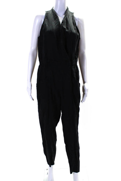 Joie Womens Lucie Jumpsuit Black Size MR 14394869