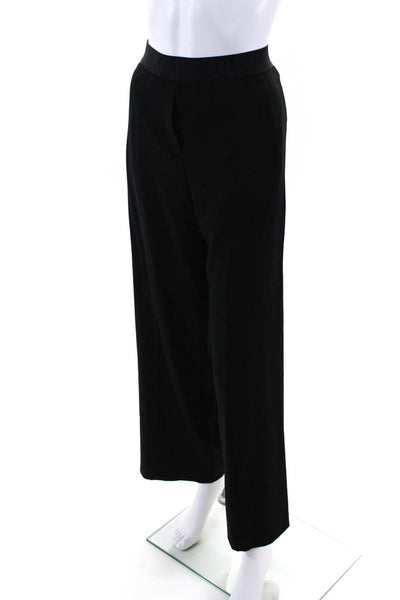 Dorothee Schumacher Womens High Rise Pull On Wide Leg Pants Black Size 2