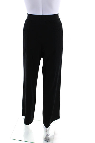 Dorothee Schumacher Womens High Rise Pull On Wide Leg Pants Black Size 2