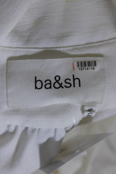 ba&sh Womens Faith Dress White Size MR 13714118