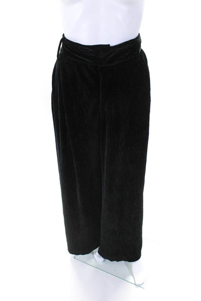 PatBO Womens Velvet Wide Leg Pants Black Size 4 13773001