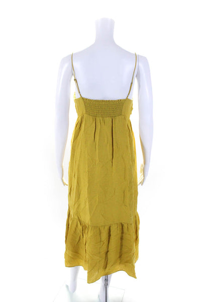 Joie Womens Chayton Dress Yellow Size 6R 12536860