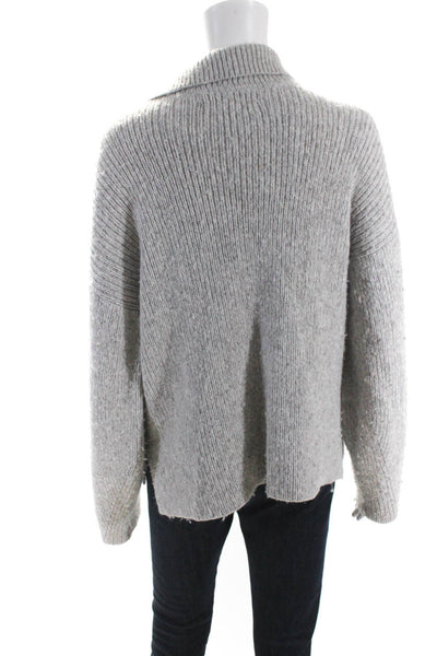 Apiece Apart Womens Miguela Knit Sweater Grey Size S 14648912