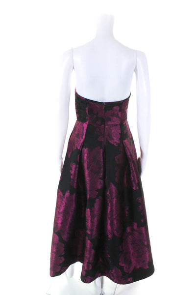 Slate & Willow Womens Jacquard Bold Dress Purple Size 0R 10863932