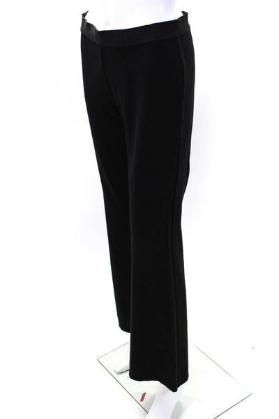 BCBG Max Azria Womens High Waist Ponte Flare Pants Black Size Medium