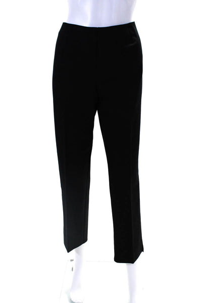 Lafayette 148 New York Women's Zip Closure Flat Front Dress Pant Black Size 10