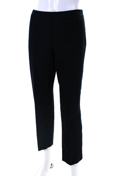 Lafayette 148 New York Women's Zip Closure Straight Leg Dress Pant Black Size 10