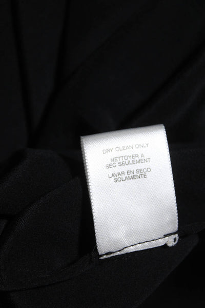 Michael Michael Kors Womens Long Sleeve Off Shoulder Shift Dress Black Medium