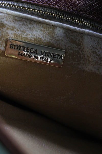 Bottega Veneta Womens Chained Braided Strap Snap Buttoned Shoulder Handbag Beige