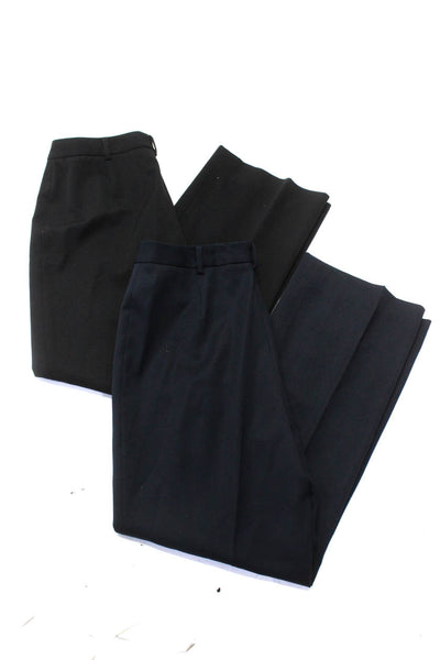 Brooks Brothers Womens Wool High Rise Dress Pants Black Size 8 Lot 2