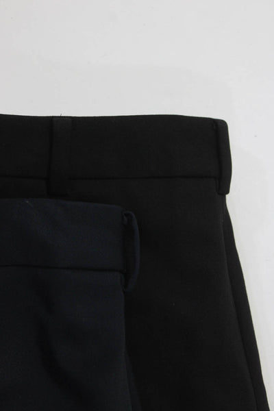 Brooks Brothers Womens Wool High Rise Dress Pants Black Size 8 Lot 2
