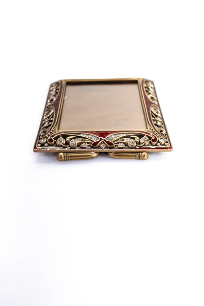 Edgar Berebi Limited Edition Delanet Rhinestone Picture Frame 3.5 x 4.5 in Red