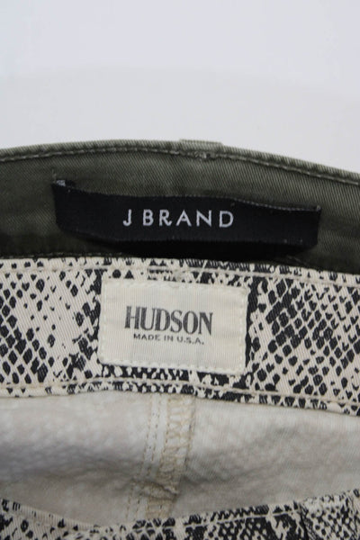 Hudson J Brand Womens Skinny Jeans Pants Beige Size 26 Lot 2