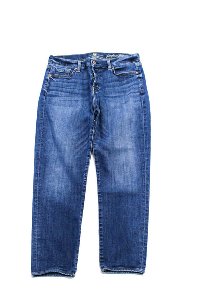 Current/Elliott 7 For All Mankind Womens Tapered Jeans Blue Size 29 30 Lot 3