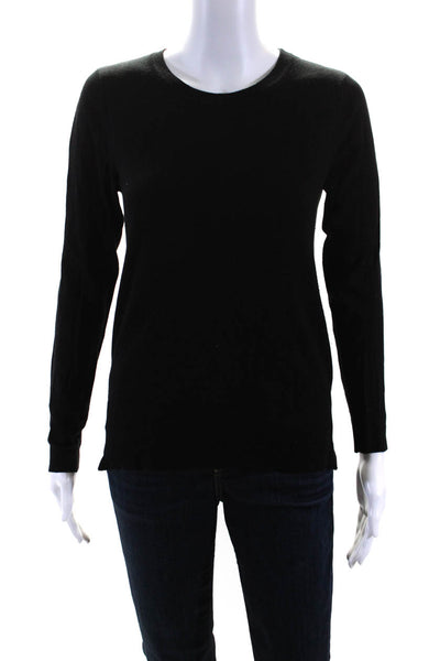 525 America Women's Crewneck Long Sleeves Pullover Sweater Black Size S