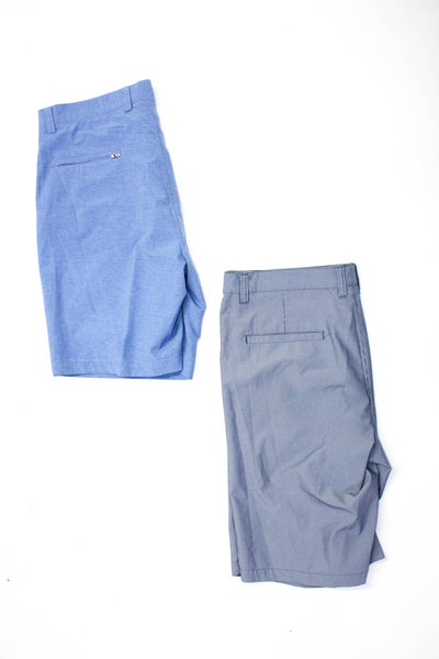 Peter Millar Travis Matthew Mens Hook & Eye Casual Shorts Blue Size 36 Lot 2