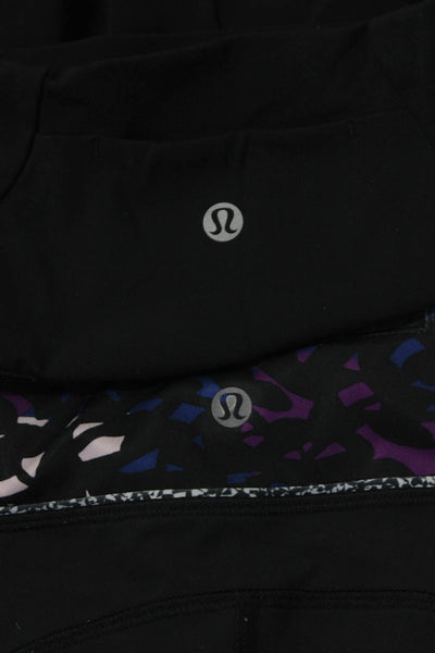 Lululemon Women's High Waist Full Length Legging Black Size 2 Lot 2