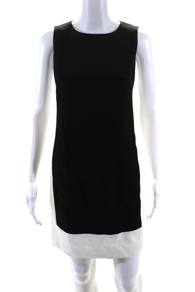 Aquilano Rimondi Women's Sleeveless A-Line Mini Dress Color Block Size 38