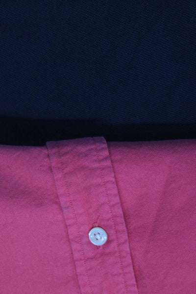 Polo Ralph Lauren Mens Polo Dress Shirt Red Black Size XL Lot 2