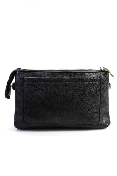 House of Harlow 1960 Women's Zip Closure Pockets Crossbody Handbag Black Size S