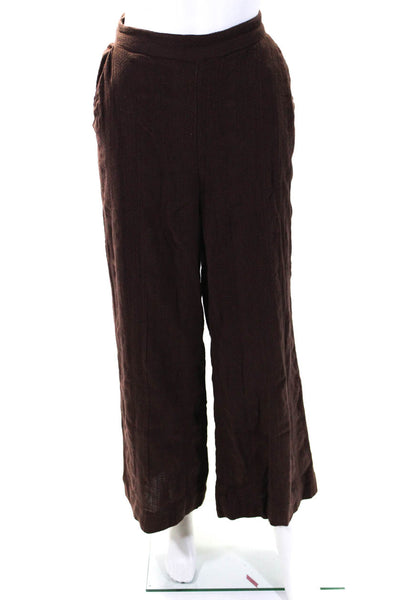 Free People Womens Strapless Sweetheart 2 Piece Matching Pants Set Brown Size M
