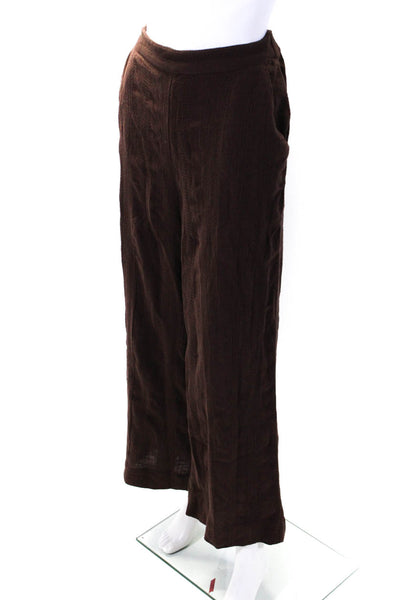 Free People Womens Strapless Sweetheart 2 Piece Matching Pants Set Brown Size M