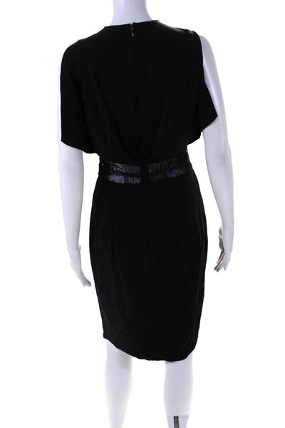 Genny Womens Lurex Embroidered Dress Black Size 42 10796709