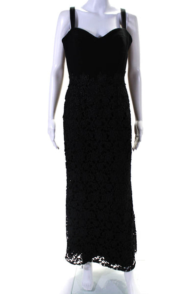 Dress The Population Womens Black Lorena Gown Black Size ML 10592942