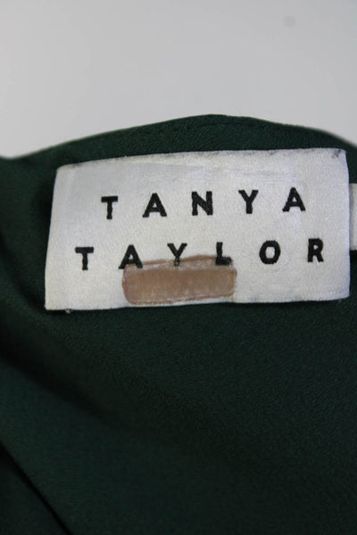 Tanya Taylor Womens Green Silk Clementine Dress Green Size 10R 12713284