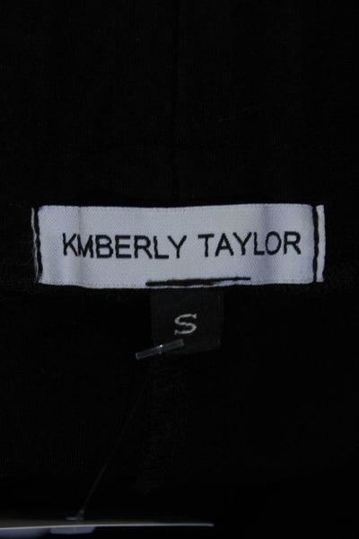 Kimberly Taylor Womens High Rise Drawstring Knit Jogger Pants Black Size Small