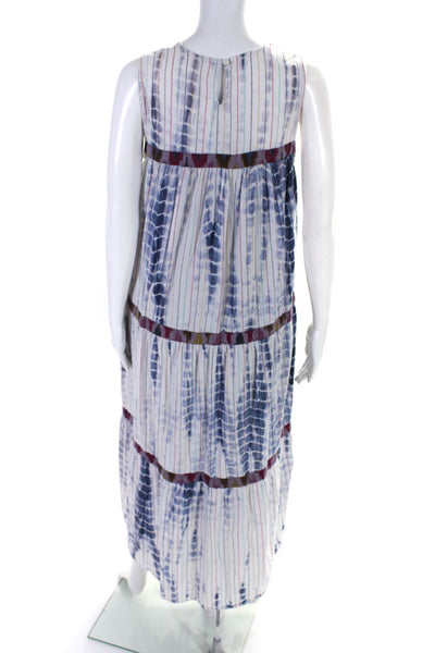 Warm Womens Multi Tie Dye Maxi Blue Size 1R 13727304