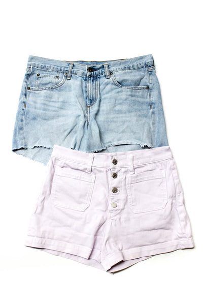 Rag & Bone J Crew Womens Denim Jean Shorts Blue Size 28 Lot 2