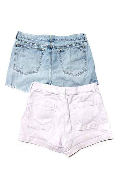 Rag & Bone J Crew Womens Denim Jean Shorts Blue Size 28 Lot 2