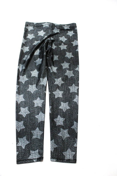 Terez Zara Terez Womens Pull On Ankle Leggings Pants Black Gray Size M L Lot 4