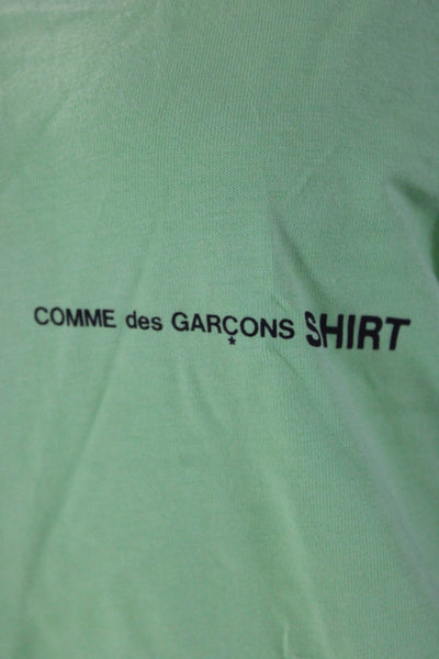 Comme Des Garcons Womens Raglan Sleeve Tee Shirt Dress Green Gray Size X