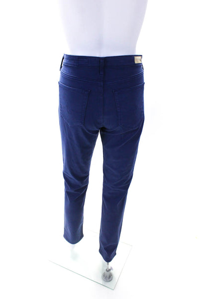 AG Adriano Goldschmied Womens The Prima Mid Rise Cigarette Pants Blue Size 29