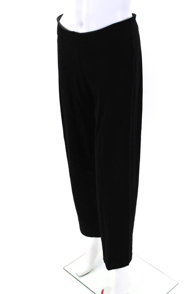 Eileen Fisher Womens Stretch Pull On Straight Leg Pants Leggings Black Size PP