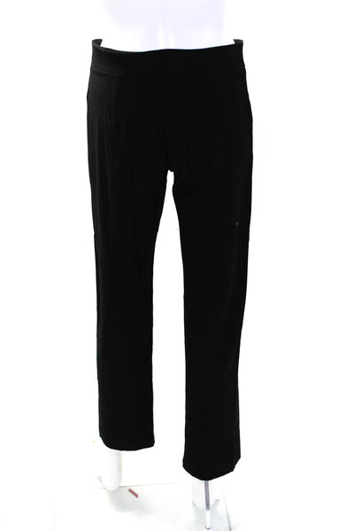 Eileen Fisher Womens Stretch Pull On Straight Leg Pants Leggings Black Size PP