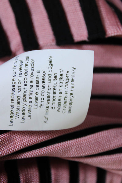 Kenzo Paris Womens Striped Print Long Sleeve Crewneck Shirt Multicolor Size XS