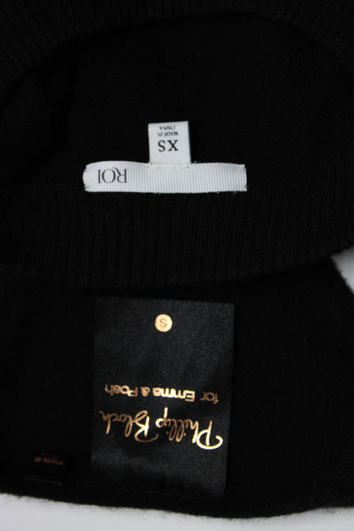 Emma & Posh Roi Womens Cashmere Tank Top Knit Cut Out Top Black Size S XS Lot 2