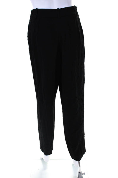 Emporio Armani Womens Black Ankle Tuxedo Pants Black Size 42R 13060300