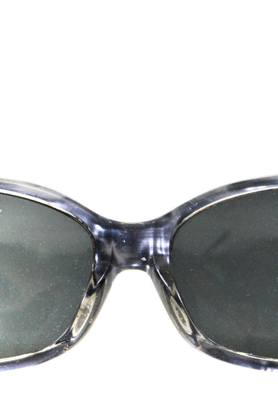 Kate Spade Womens Black Plastic Frame Rectangular Oversized Sunglasses 125mm