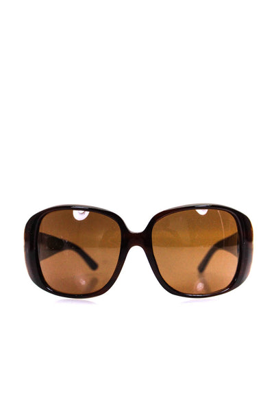 Kate Spade Womens Snakeskin Printed Brown Oversized Lens Sunglasses 130mm