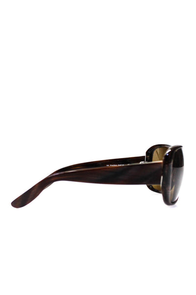 Kate Spade Womens Acrylic Abstract Printed Oversized Sunglasses Brown 135mm