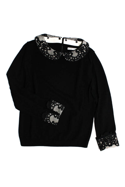 Intermix Alice + Olivia Womens Blouse Sweater Size Petite Medium Lot 2