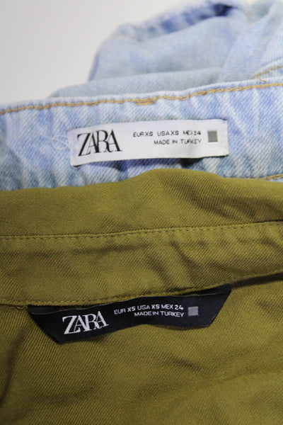 Zara Banana Republic Womens Skort Pants Jeans Top Size Extra Small 2 Lot 4