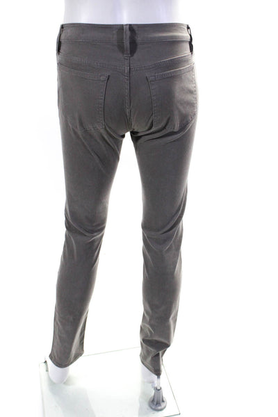 Frame Mens Le Homme Slim Buttoned Zipped Straight Pants Beige Size EUR29