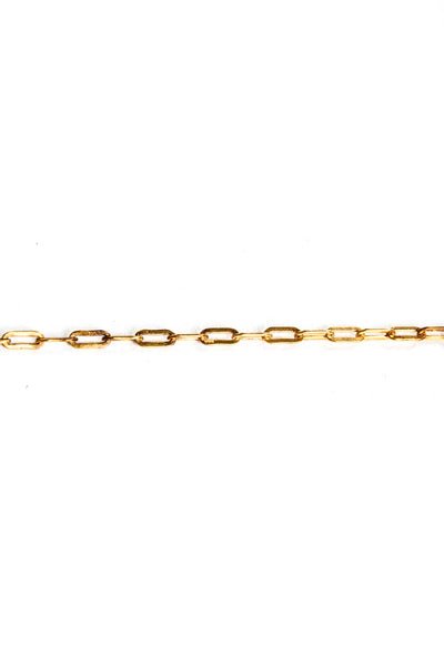 J Crew Women's Gold Tone Mixed Link Necklace Set 17.5"