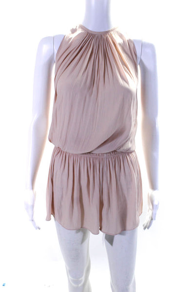 Ramy Brook Womens Sleeveless A Line Dress Pink Size Extra Extra Small